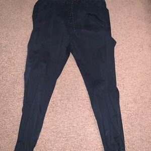 Dark navy American eagle joggers. Size large